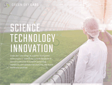 Tablet Screenshot of greenskylabs.com
